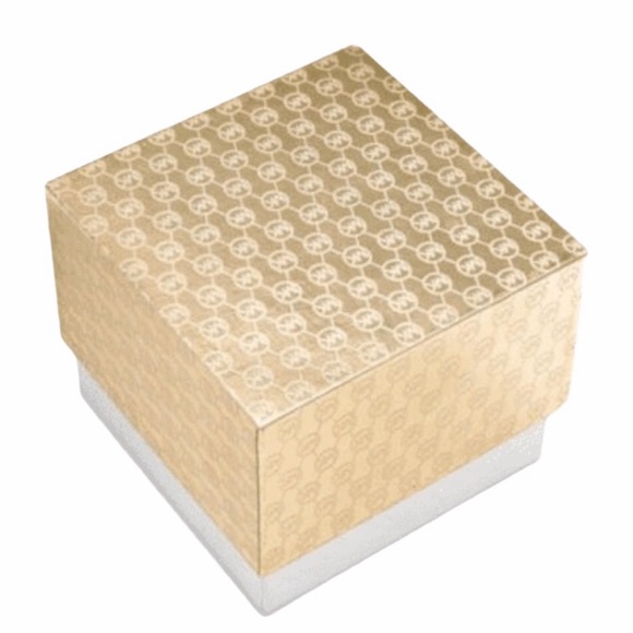 MICHAEL KORS Gold Crystal Logo Necklace Set - Picture 5 of 5